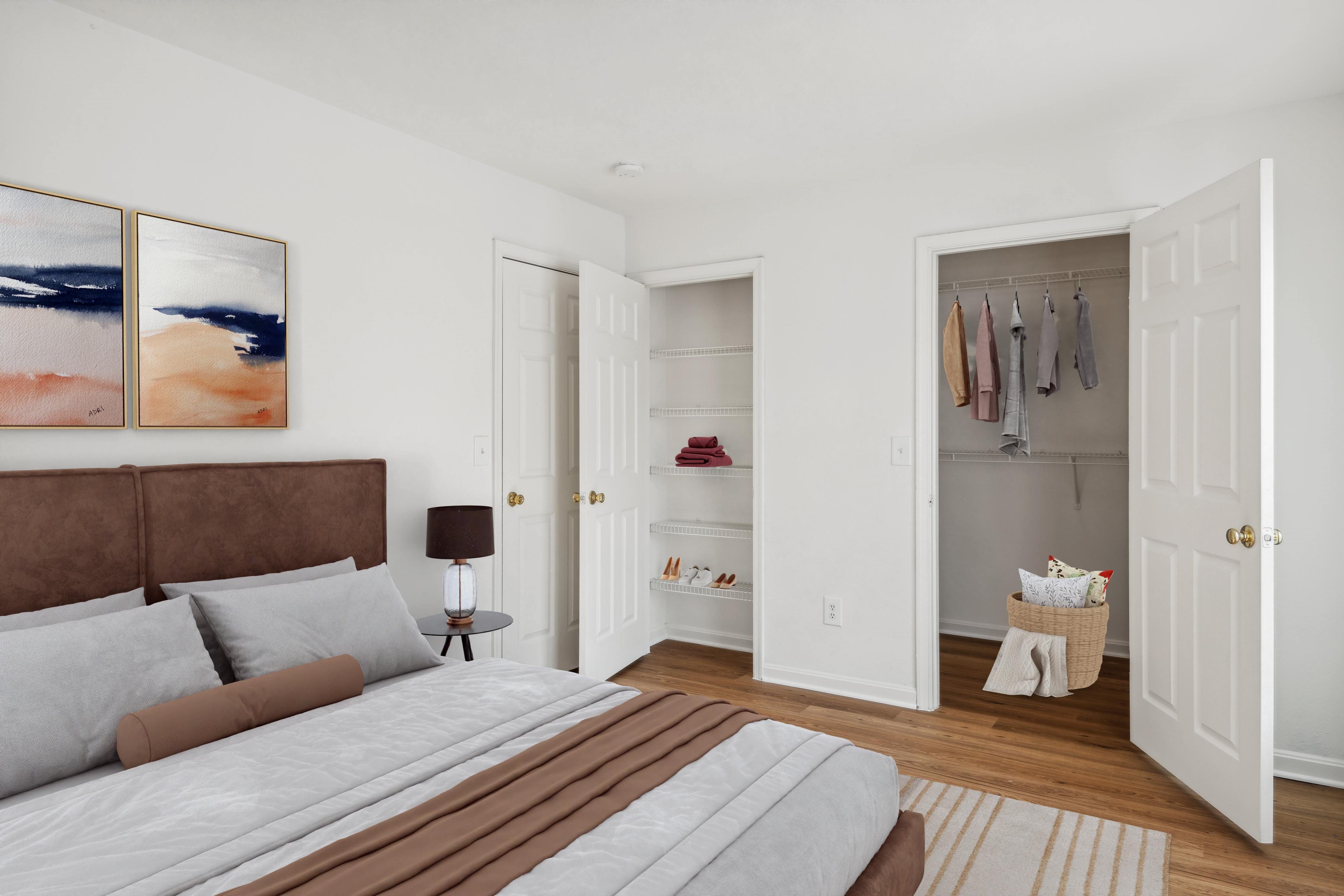 Bedroom at Broadwater Townhomes in Chester VA